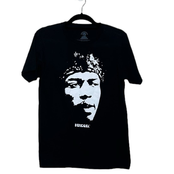 Jimmy Hendrix black white graphic short sleeves t shirt size small - Picture 1 of 5